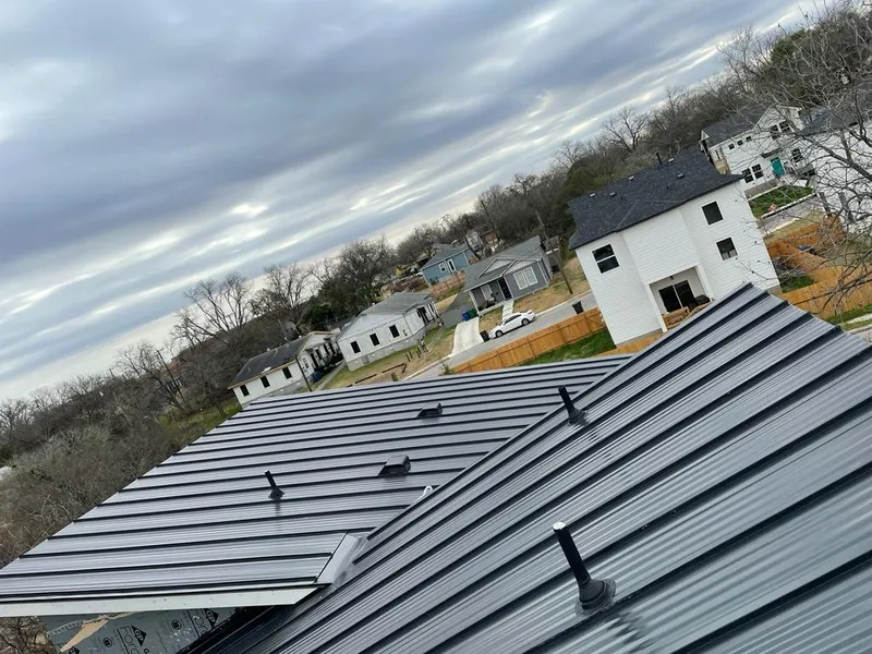 Standing seam metal roof panels with vents for Skylight Repair in Tuscumbia